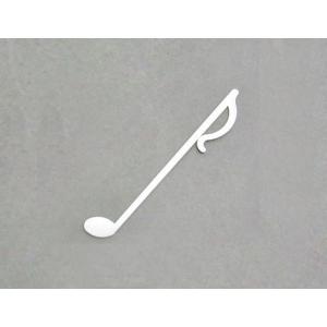 プラスチックマドラー メロディマドラー 白バラ 100mm