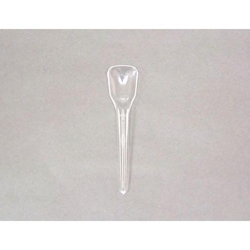 プラスチックスプーン アイス用 透明バラ 120ｍm 500本