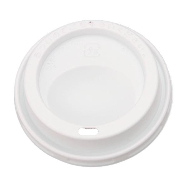 紙コップ蓋 トーカン SMP-260E-F ドリンキングリッド 白 口径79mm 50個
