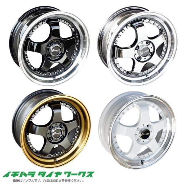 【新品ホイール 4本セット商品】ステルスレーシング プログレス K35 16インチ 6J 4H-10...