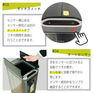 ダストボックス ゴミ箱 くず入れ おしゃれ E...の詳細画像4