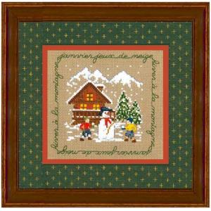 ル ボヌール デ ダム クロスステッチ刺繍キット 2238 Snow games