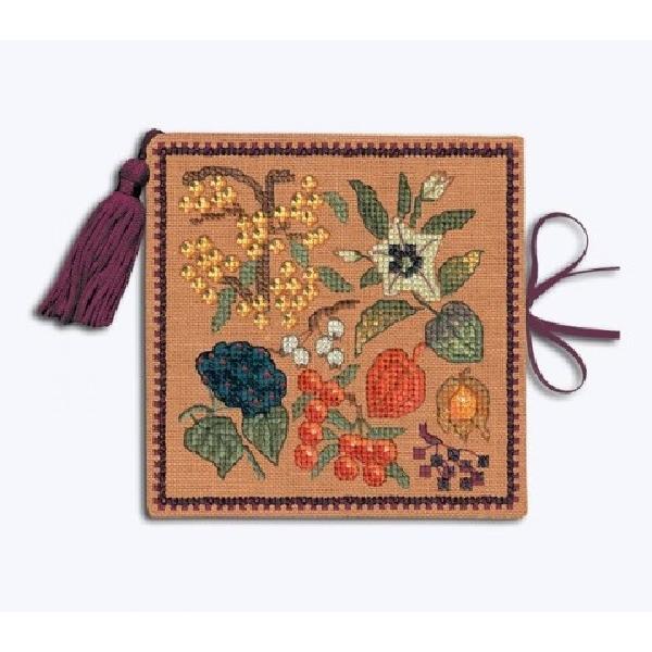 【ルボヌールデダム】クロスステッチ刺繍キット 3478 Needle Case Autumn Flo...