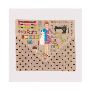 ル・ボヌール・デ・ダム クロスステッチ 刺繍キット  9061 Pochette Couture ク...