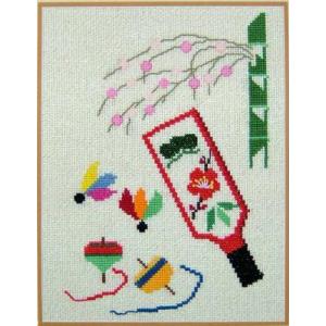 Brodees クロスステッチ刺繍キット K249 Seasonal Cross-stitch kit