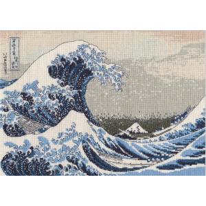 ウィリアムモリス“いちご泥棒”DMCクロスステッチ刺繍枠入り完成品 ウィリアムモリス“いちご泥棒”DMCクロスステッチ刺繍枠入り完成品