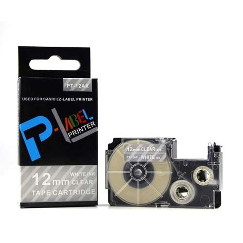 カシオ用　ネームランド 互換 テープカートリッジ 12mm XR-12AX〔互換〕