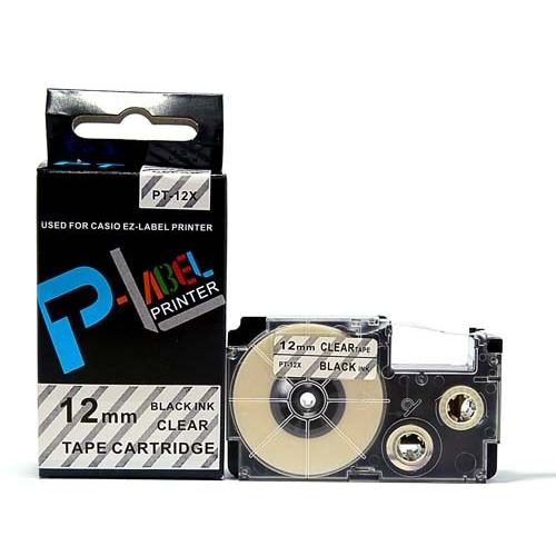 カシオ用　ネームランド 互換 テープカートリッジ 12mm XR-12X〔互換〕