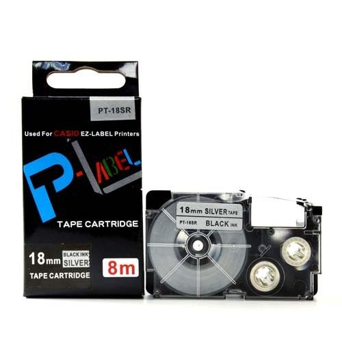 カシオ用　ネームランド 互換 テープカートリッジ 18mm XR-18SR〔互換〕