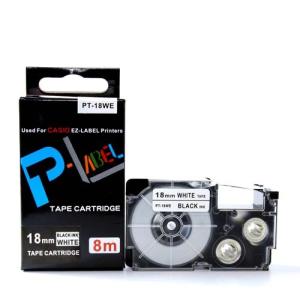 カシオ用 ネームランド XR-24WE XR-24GWE 24mm 白テープ 黒文字 強粘着