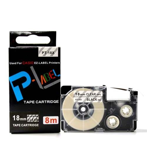 カシオ用　ネームランド 互換 テープカートリッジ 18mm XR-18X〔互換〕