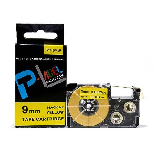 カシオ用　ネームランド 互換 テープカートリッジ 9mm XR-9YW〔互換〕