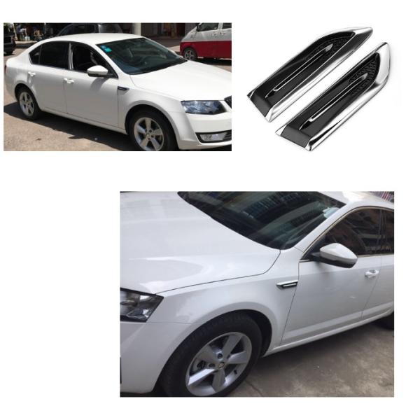 ダミーダクト パーツ 車 ドレスアップ 自動車 フェンダーダクト 全車種対応 エアーダクト 左右2個...