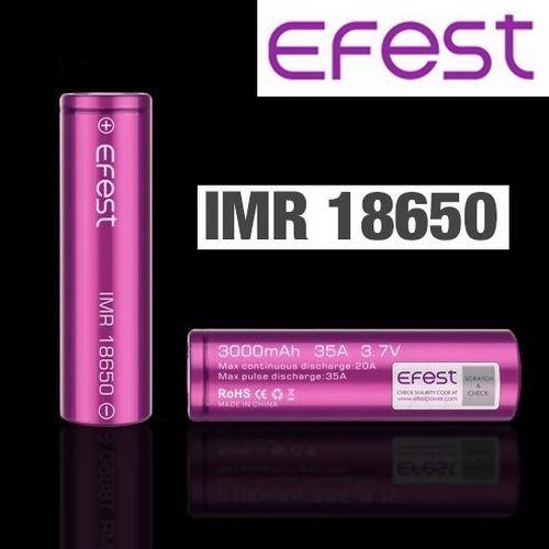 18650 電池 Efest  3000mah 35A battery リチウムマンガン 電子タバコ...