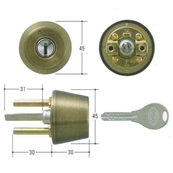 GOAL ゴール V18シリンダー ADタイプ 71シル　鍵 交換 取替えGCY-228 AD/GK...