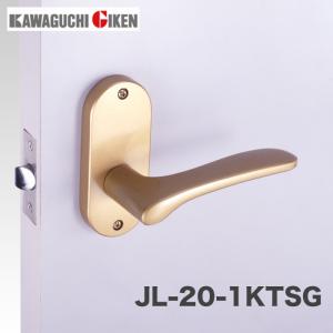 川口技研 空錠 JレバーハンドルNo.20/JL-20-1K-TSG/小判座空錠/サテンゴールド