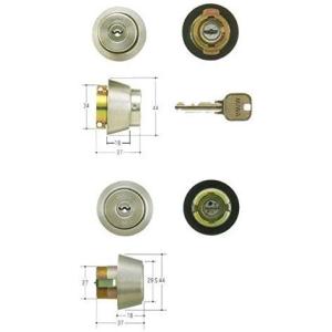 MIWA 美和ロック U9シリンダー LA(DA)タイプ + BH(DZ)タイプ 2個同一セット