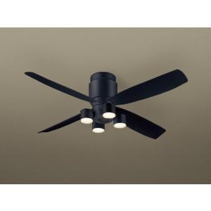 Panasonic（パナソニック） シーリングファン ブラック LED(電球色