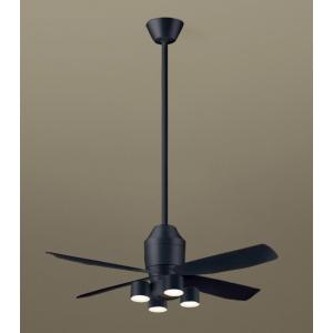 Panasonic（パナソニック） シーリングファン ブラック LED(電球色
