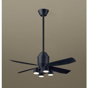 Panasonic（パナソニック） シーリングファン ブラック LED(電球色