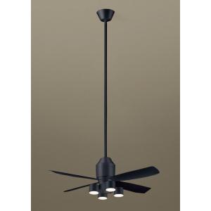 Panasonic（パナソニック） シーリングファン ブラック LED(電球色