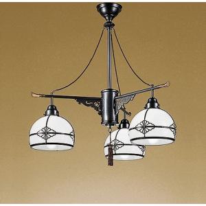 ODELIC（オーデリック） 和風シャンデリア 3灯 LED 調色 調光