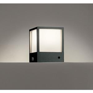 オーデリック 門柱灯 センサー付 ブラック LED（電球色） OG254619R