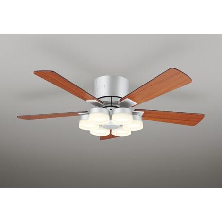 オーデリック シーリングファン 〜10畳 チェリー/エボニー 6灯 LED 光色切替 調光 WF44...