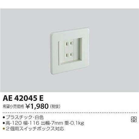 AE42045E コイズミ 保安灯専用コンセント