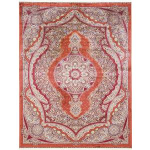 (メーカー直送) カーペット ラグ マット 6畳 344×250 ラスト ペルシャ風 ベルギー産 ペンハリガン 1206-N2 Globe ディーパス