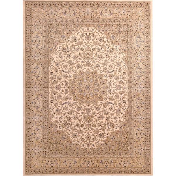 (メーカー直送) カーペット ラグ マット 3畳 200×250 アイボリー ベルギー産 ダイヤモン...