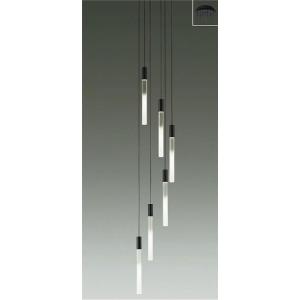 大光電機 ダイコー 吹き抜け用ペンダントライト ブラック 6灯 LED(電球