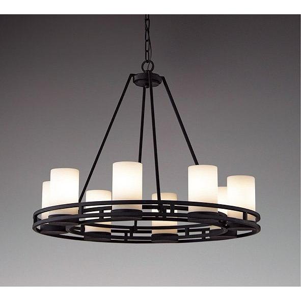 ERC2030XB 遠藤照明 シャンデリア 黒 8灯 ランプ別売