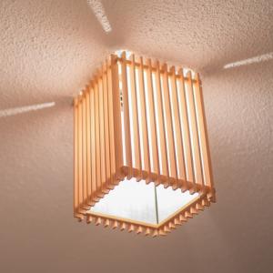 (メーカー直送) 新洋電気 清 和風シーリングライト 白熱灯 AC914 和室 照明 強化和紙 ワーロン素材 おしゃれ 日本製 国産 木製