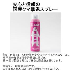 熊一目散 国産 熊スプレー 熊よけスプレー 2...の詳細画像2