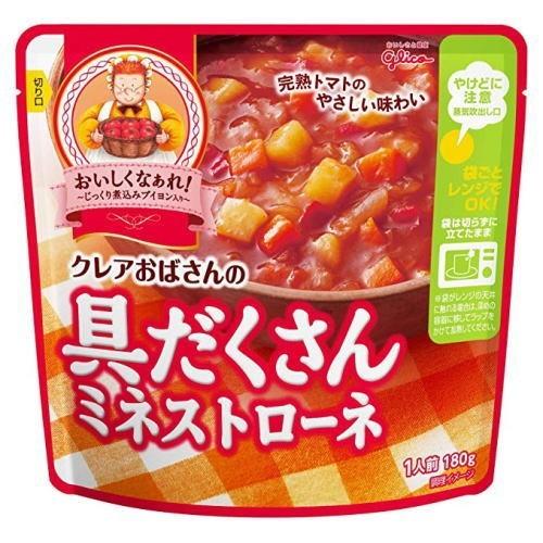 江崎グリコ クレアおばさんの具だくさんミネストローネ 180g×5個 『ゆうパケット送料無料』（メー...