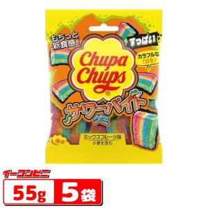 Chupa Chups（チュッパチャプス） サワーバイトグミ 55g×10袋 ミックス