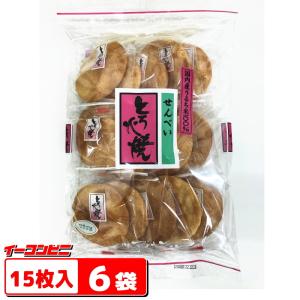 マルキン米菓 とろ火焼 サラダ 15枚入x6袋 せんべい／煎餅