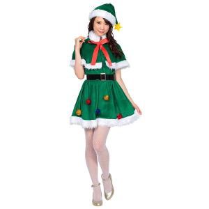 クリスマスコスチューム（女性用）　ホーリーナイトツリー｜e-costume
