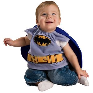 子供コスチューム　バットマンベビーBATMAN　DX　BIB 　着丈29cm｜e-costume