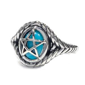 アレックスストリーター Alex Streeter パガンプリーステスアンダーセットリングターコイズ Pagan Priestess Underset Ring Turquoise