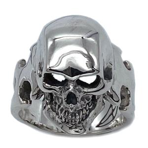 クレージーピッグ Crazy Pig カットアウェイスカル Cutaway Skull Ring｜e-cream