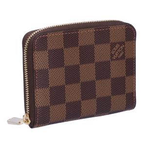 【最高峰美品】ルイヴィトン ダミエエベヌ ジッピー パース N63070 LOUIS VUITTON ルイヴィトン コインケース ダミエ・エベヌ