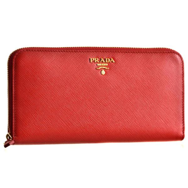 プラダ　PRADA 財布 長財布 1ML506 QWA F068Z FUOCO 【SAFFIANO ...