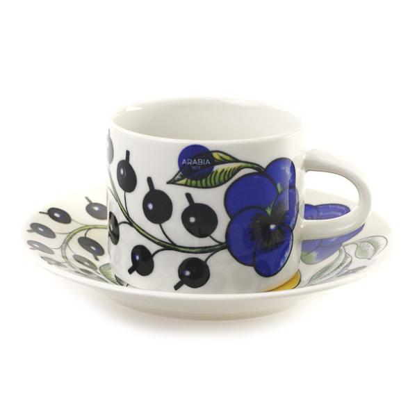 【お取り寄せ】 【並行輸入品】 アラビア ティーカップ＆ソーサー ARABIA イエローパラティッシ
