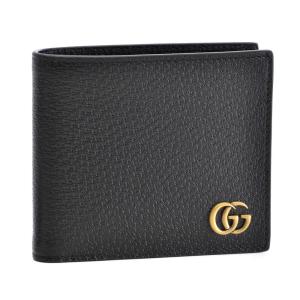 グッチ GUCCI 財布 折財布 428725 DJ20T 1000 【MEN’S GG MARMONT】 NERO｜e-cross