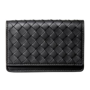 BOTTEGA VENETA 名刺入れ　グレー　カセット　本革 BOTTEGA VENETA ボッテガヴェネタ カードケース CASSETE