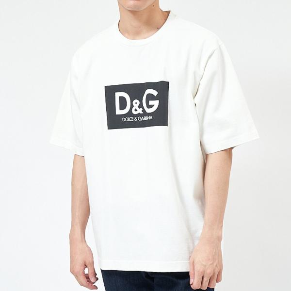 ドルチェ&amp;ガッバーナ DOLCE＆GABBANA メンズ Tシャツ コットン DGプリント G8NG...