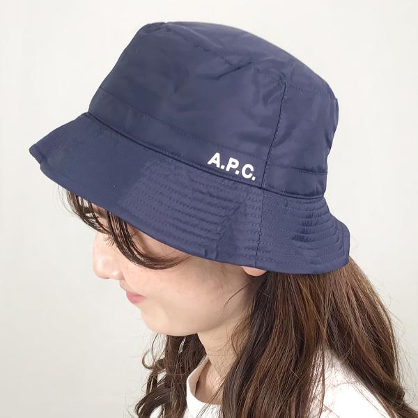 アーペーセー A.P.C. 帽子 ハット PAAES M24096 IAJ ネイビー系(MARINE...