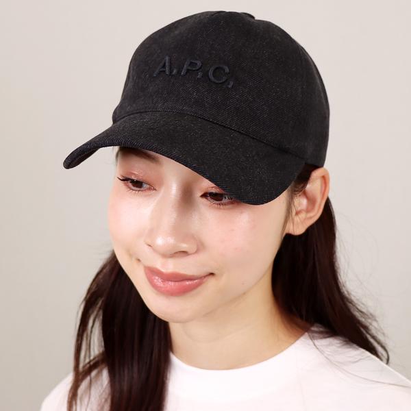 アーペーセー A.P.C. キャップ 帽子 COFDO M24071 LZE NOIR DELAVE...